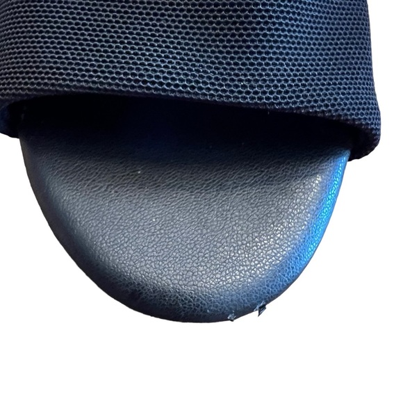 Gianni Bini Black Slip On Knit Heel Sandal Size 7.5 - Picture 6 of 10